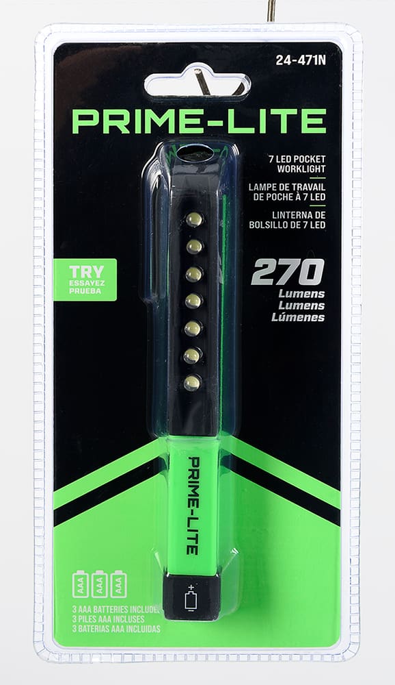 Lampe de poche 7 lumières DEL