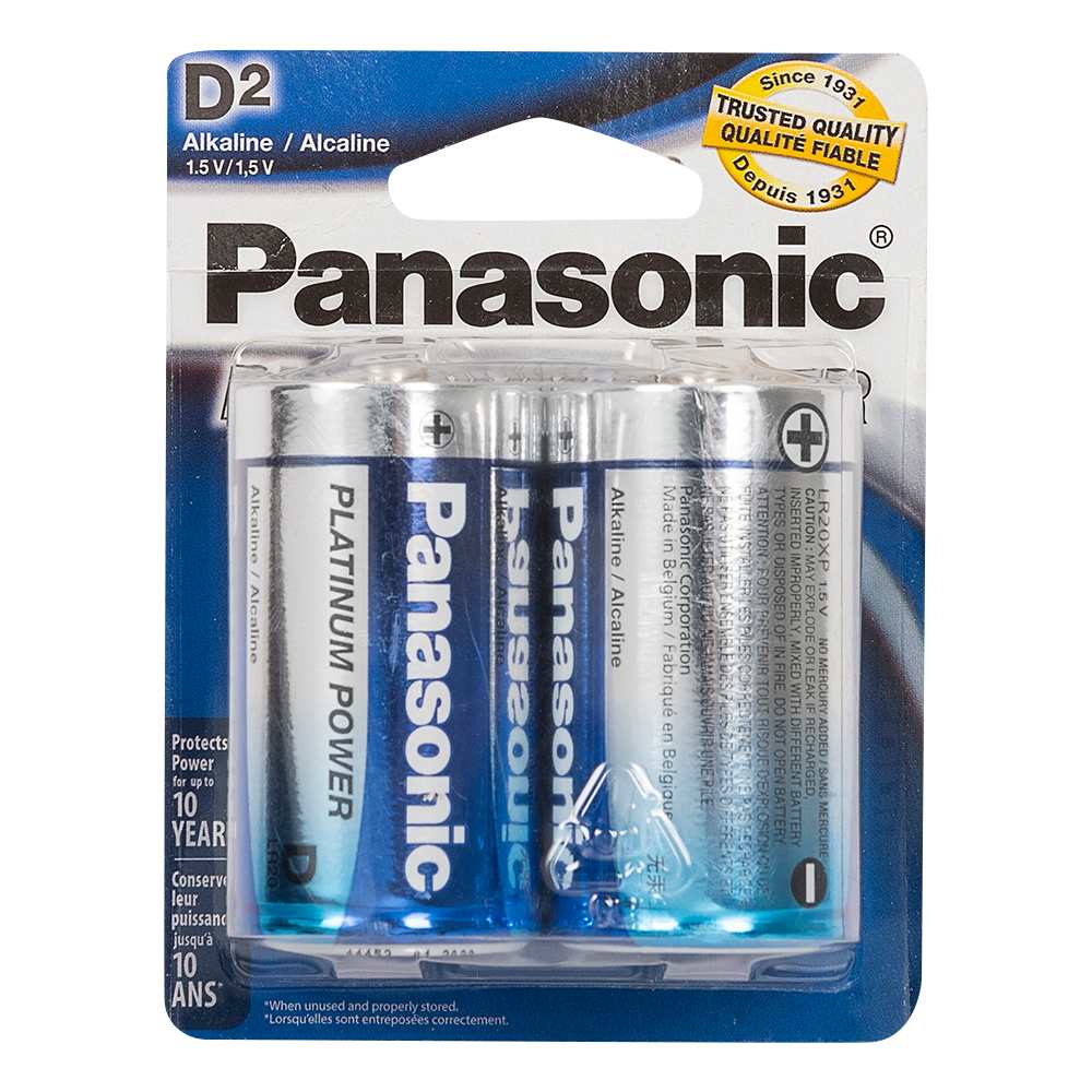 Piles Panasonic D Pqt/2