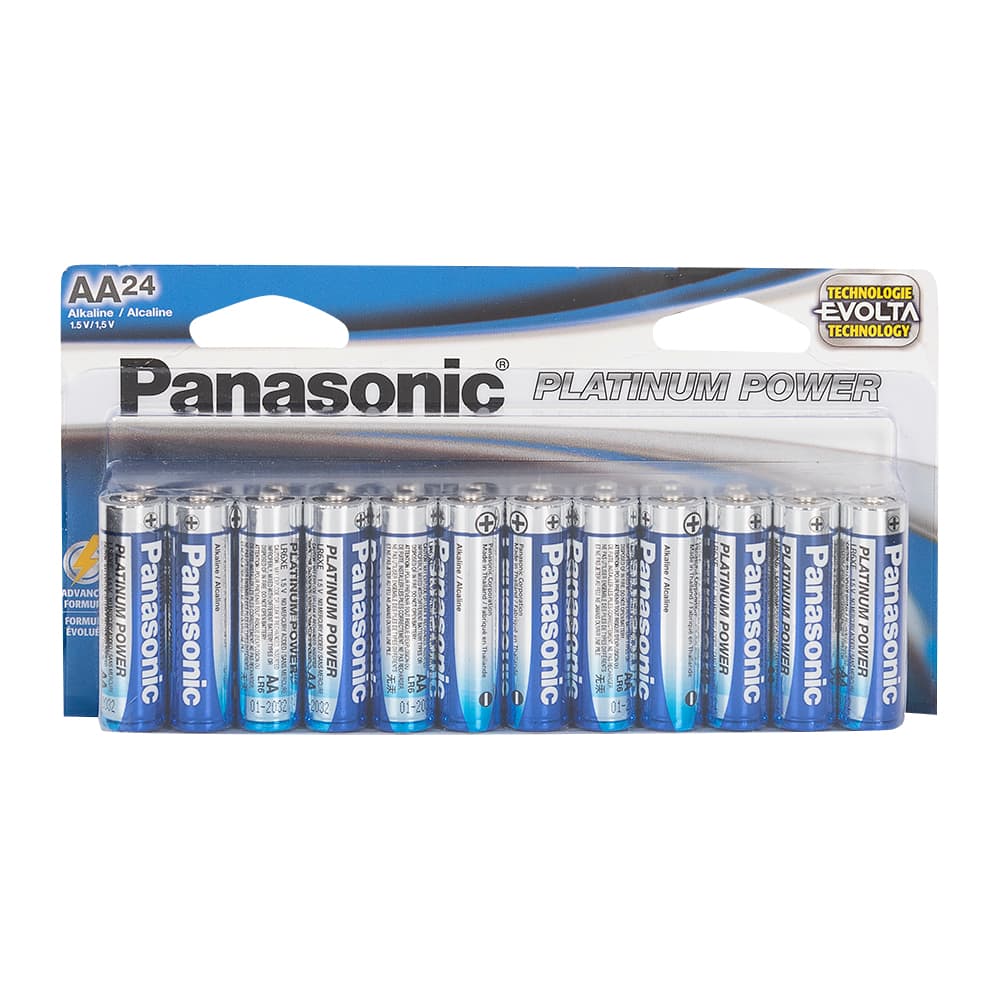 Piles Panasonic AA Pqt/24