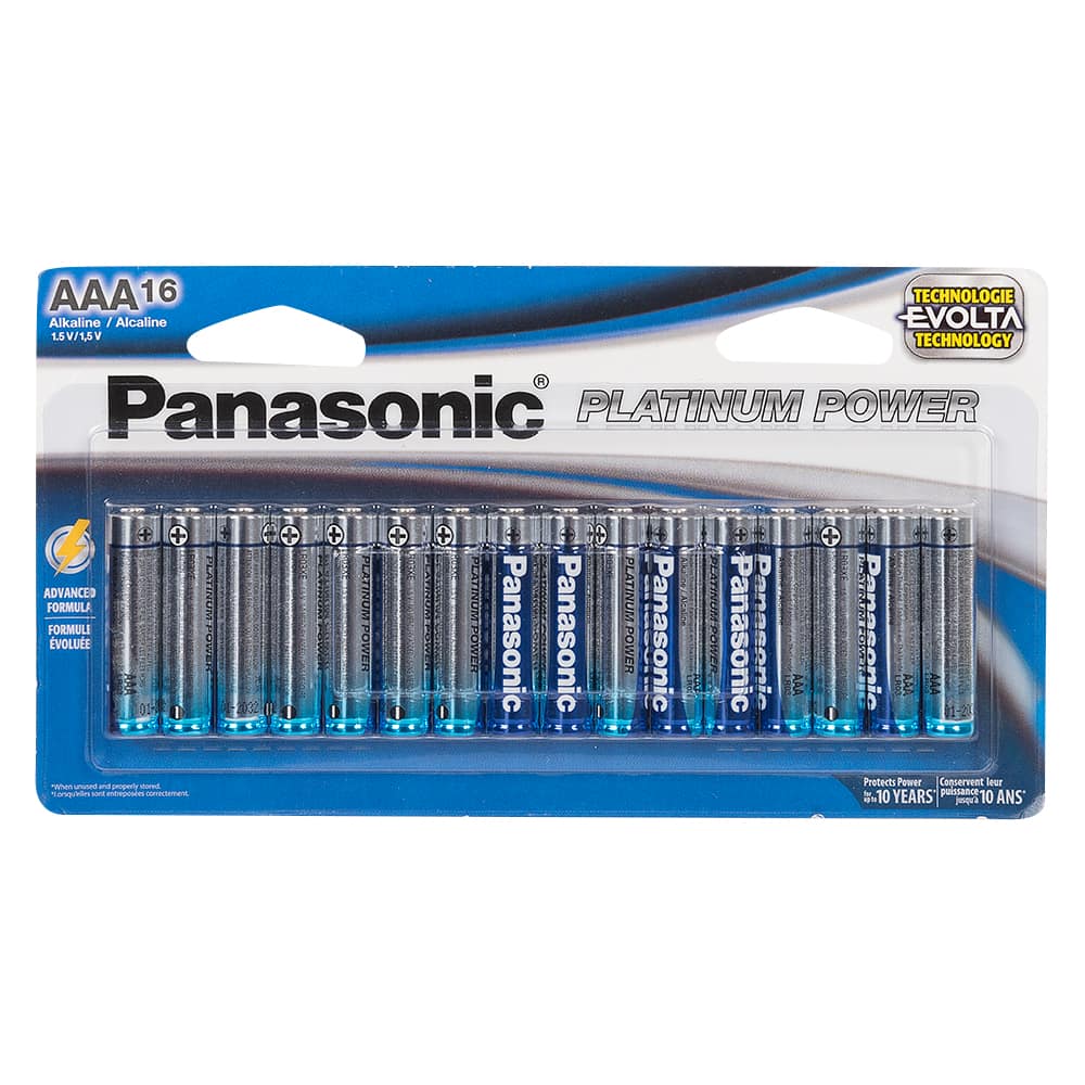 Piles Panasonic AAA Pqt/16