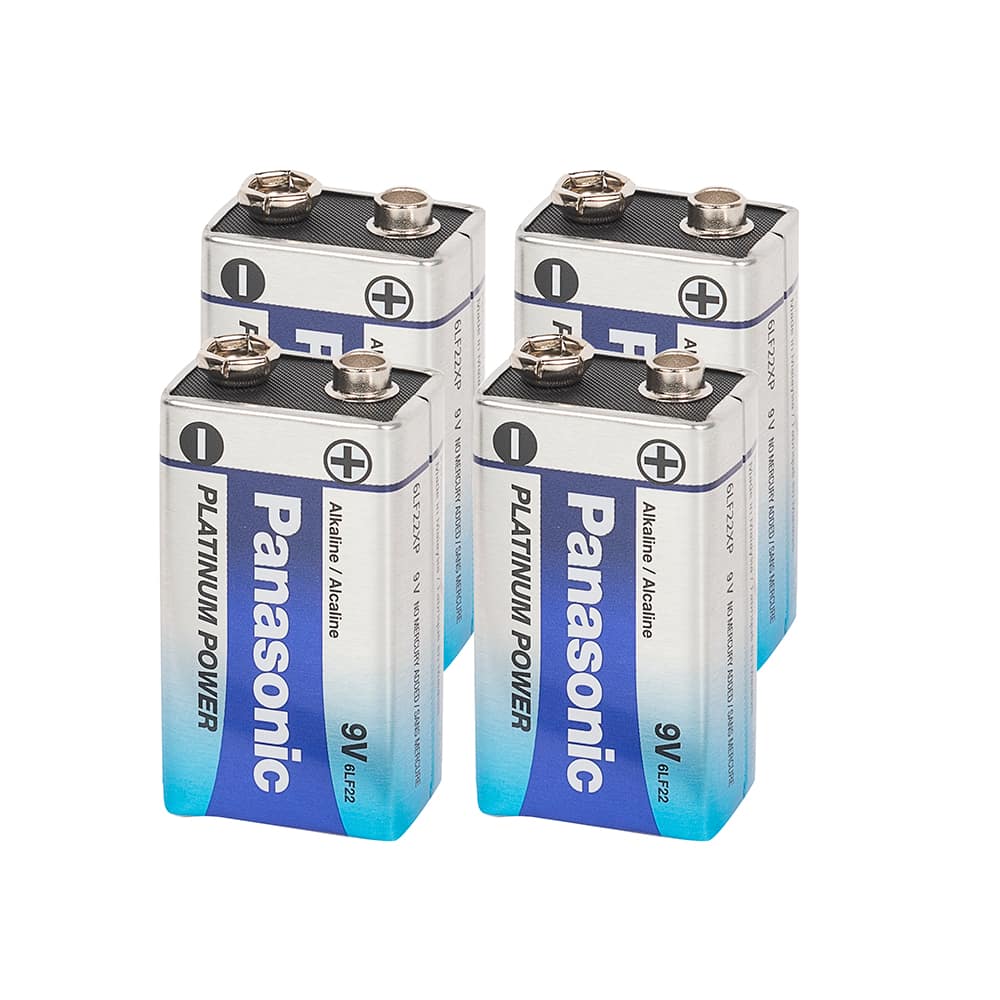 Piles Panasonic 9 V Pqt/4