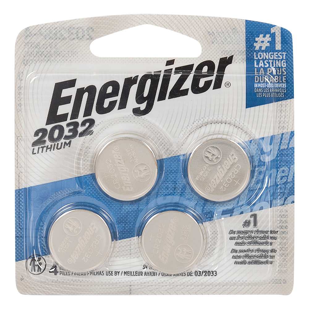Energizer Lithium Batteries 2032 3 V Pkg/4