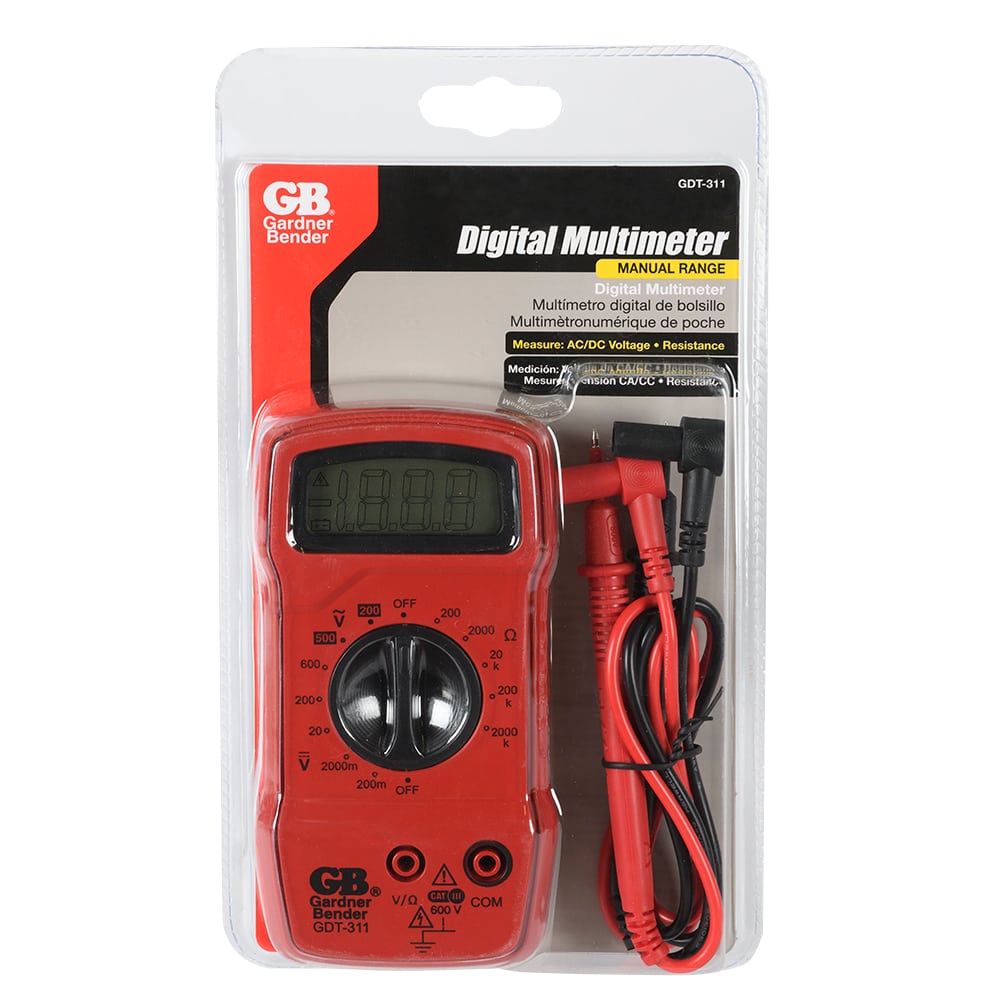 Multimètre numérique 3 fonctions