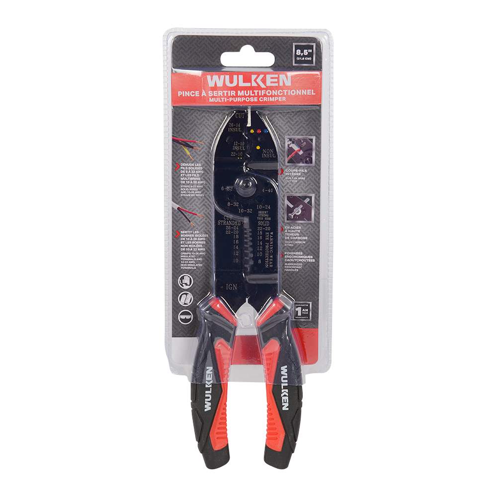 Pince à sertir multifonctionnelle WULKEN