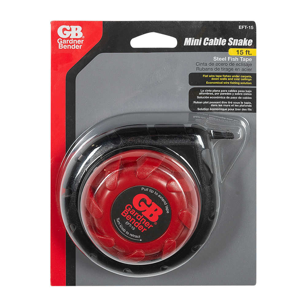 Mini Cable Snake Fish Tape 15 ft. - Canac