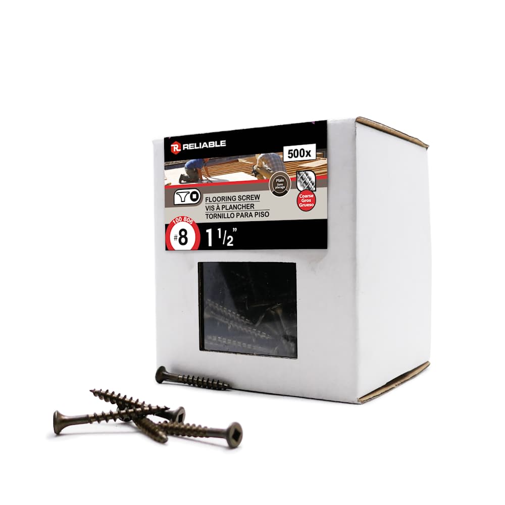1&nbsp;1/2&nbsp;in. n° 8 Floor Screws Pkg/500