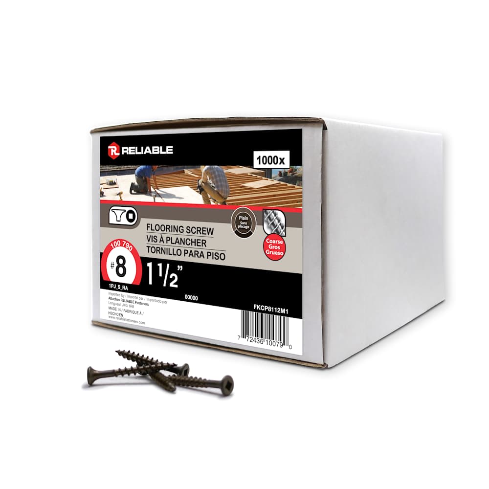 1&nbsp;1/2 in. n° 8 Floor Screws Pkg/1000