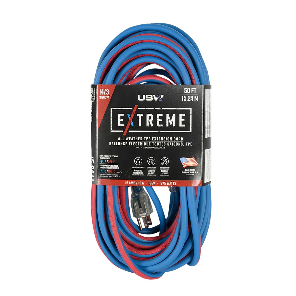 Low Temperature Outdoor Extension Cord 15 m