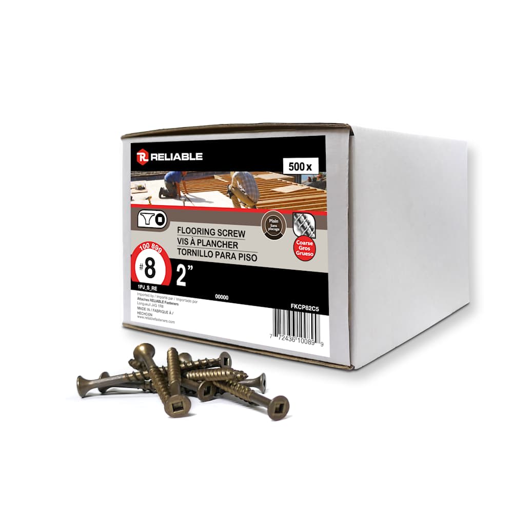 2&nbsp;in. n° 8 Floor Screws Pkg/500