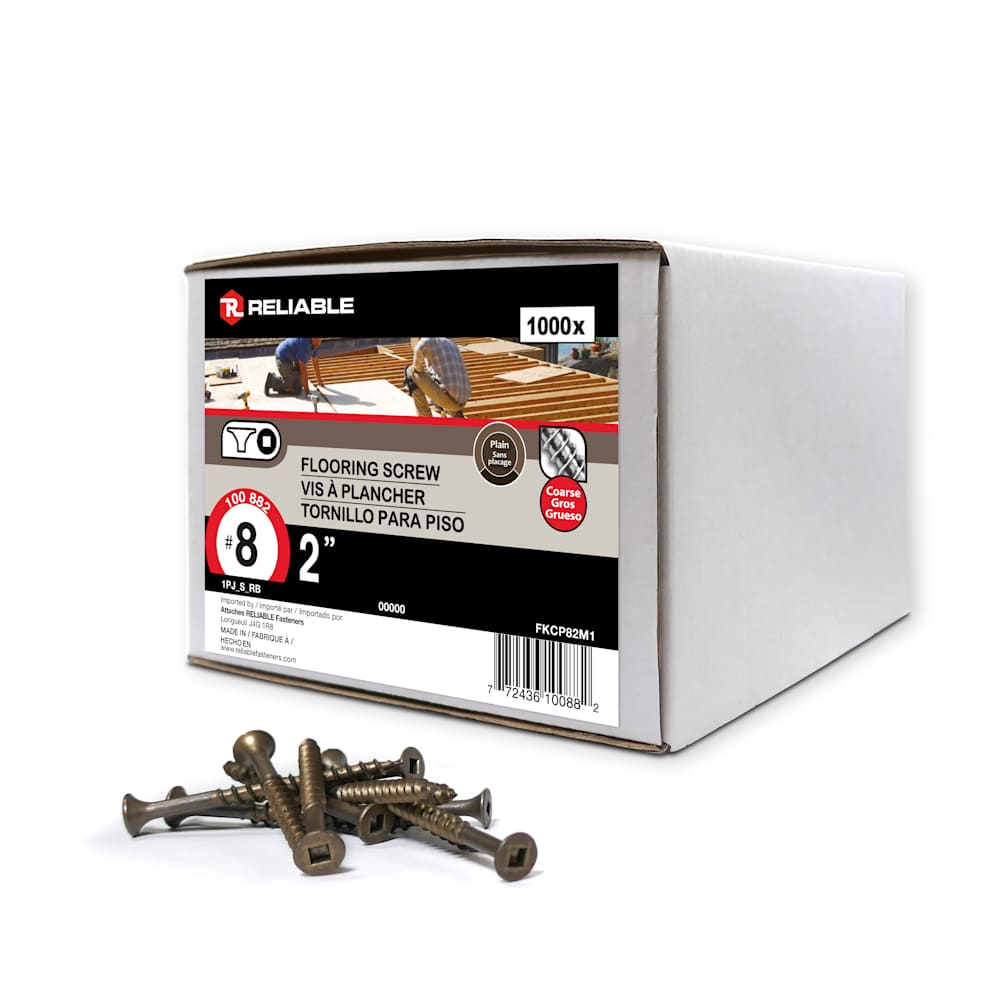 2 in. n° 8 Floor Screws Pkg/1000