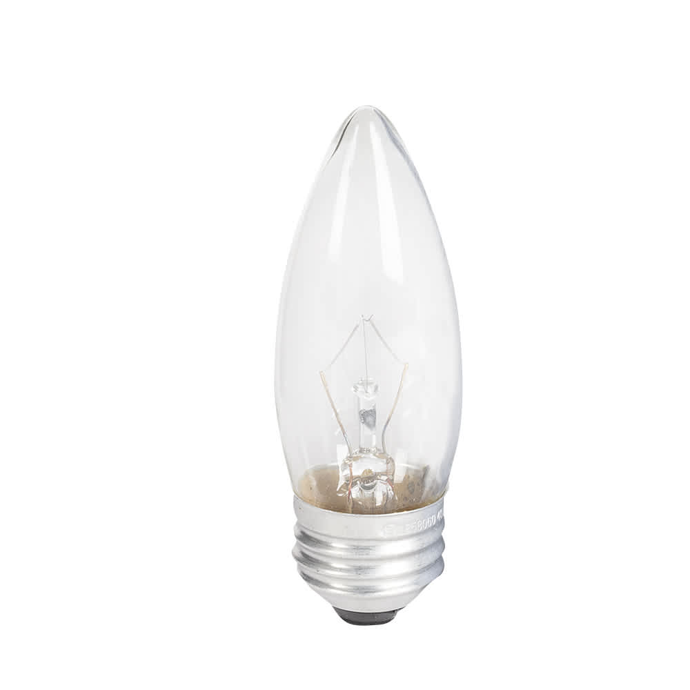 Ampoules chandelle incandescentes 40 W Pqt/2