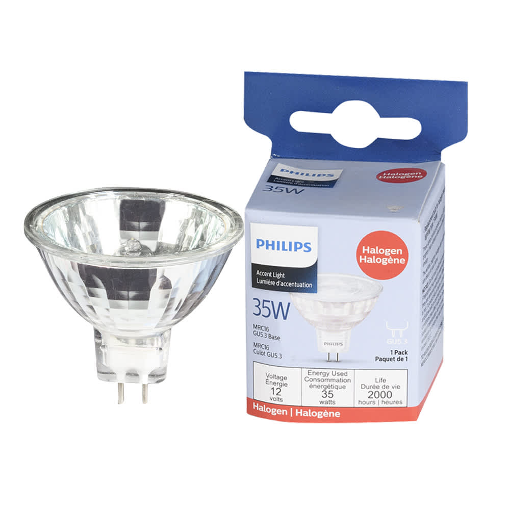 Ampoule-réflecteur halogène MR16 (GU5.3) 35 W