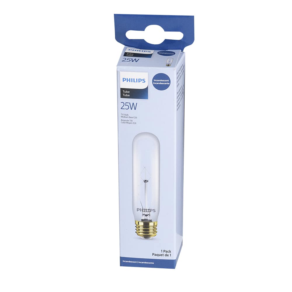 Ampoule tube incandescente T10, 25&nbsp;W