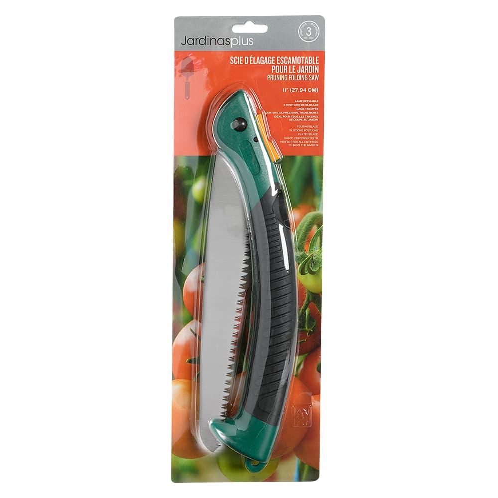 Scie escamotable de jardin 11 po