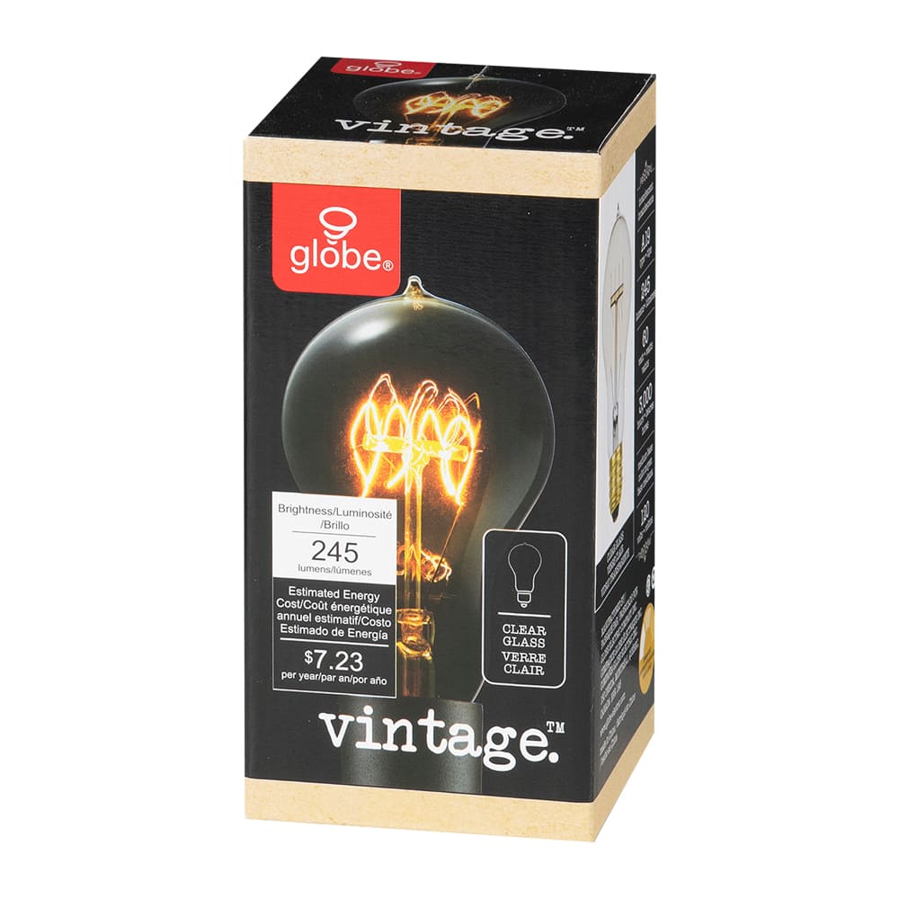 Ampoule incandescente Vintage A19, 60 W