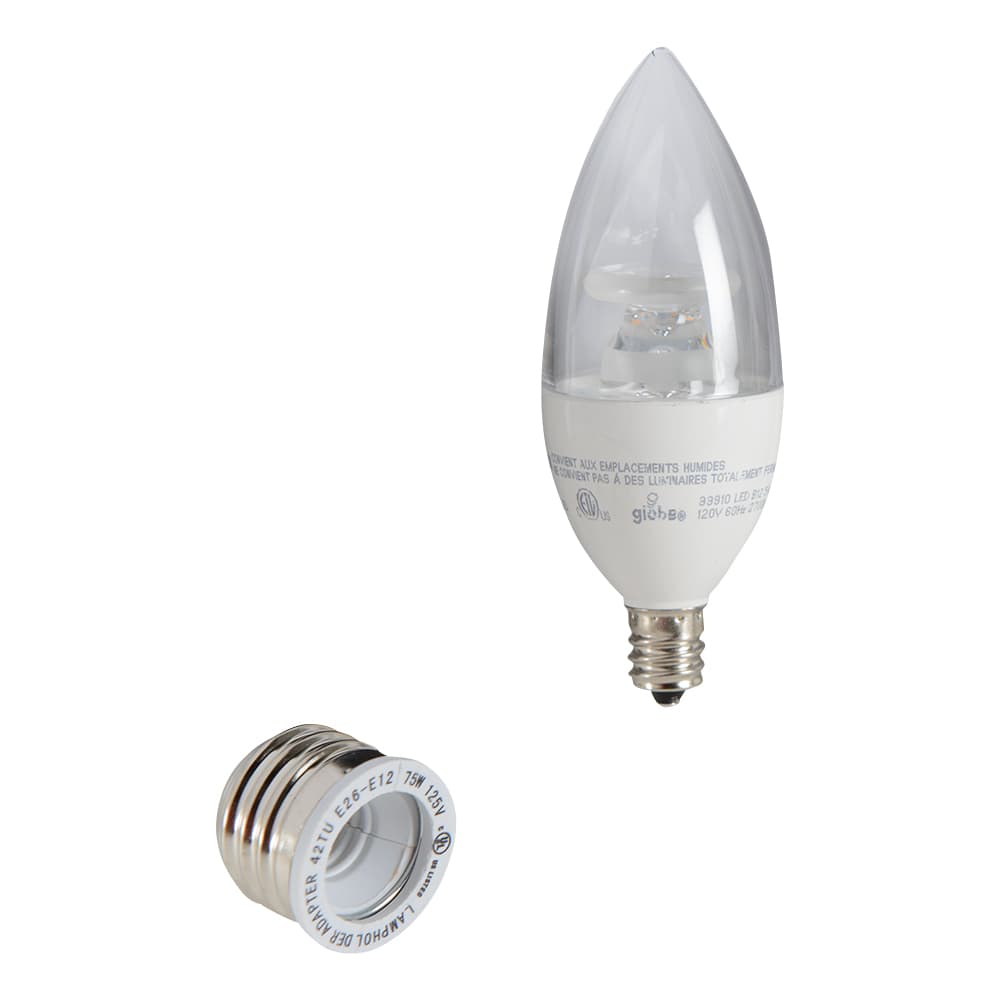 Ampoule chandelle DEL B12 blanc&nbsp;chaud 4,5&nbsp;W