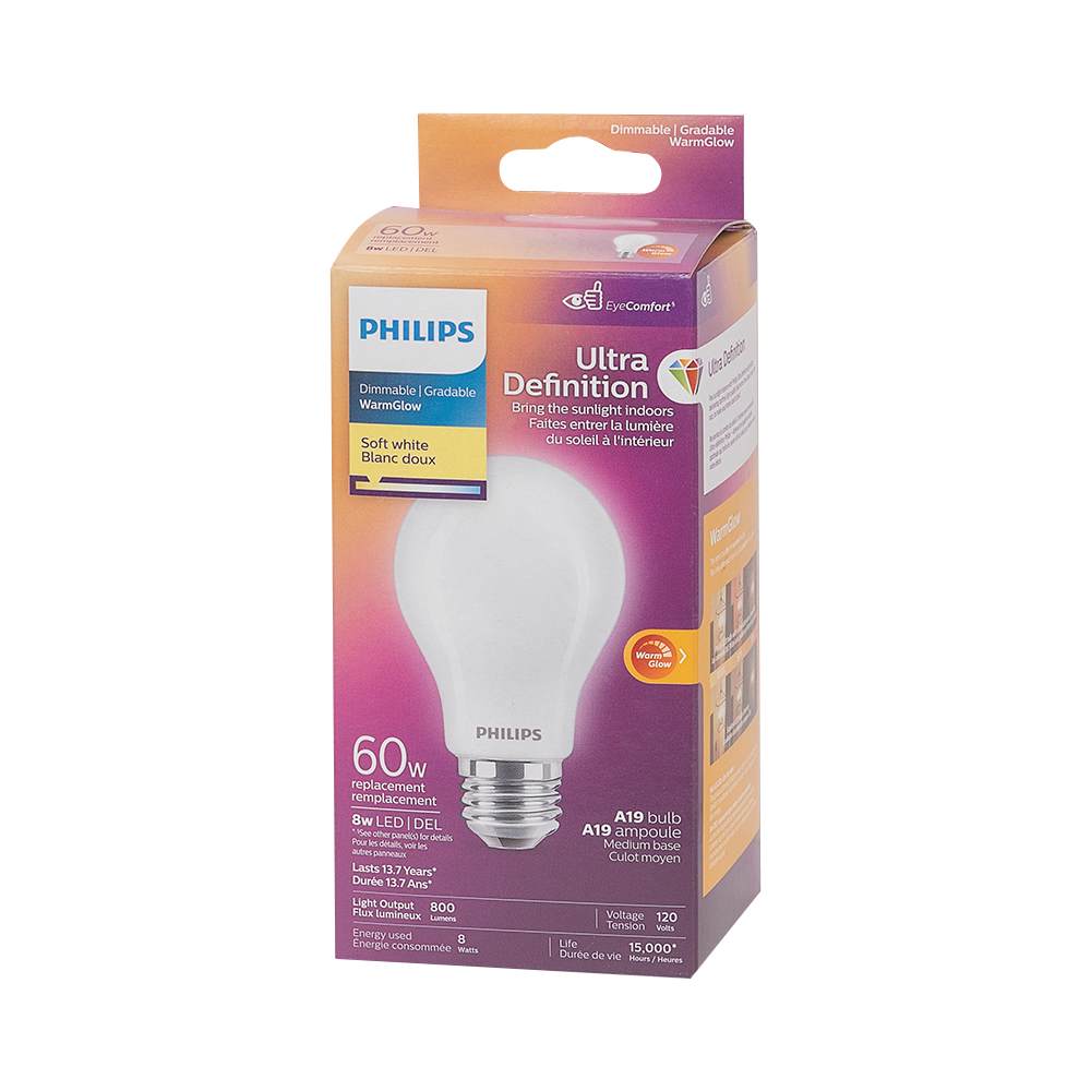 Ampoule DEL A19, 8 W