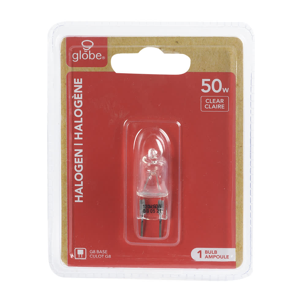 Ampoule halogène G8, 50 W
