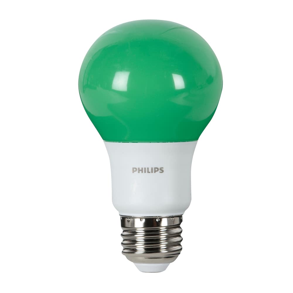 Ampoule DEL A19, 8 W vert