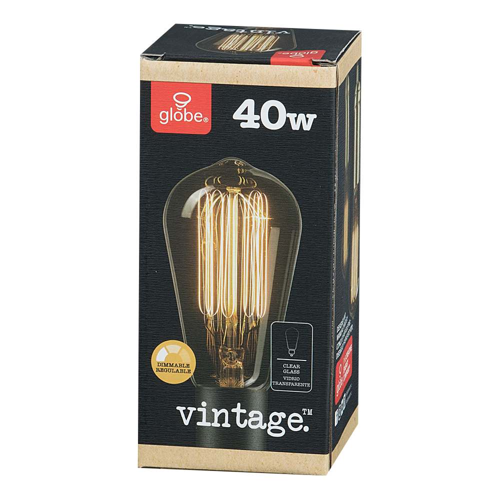 Ampoule incandescente Vintage S60, 40 W