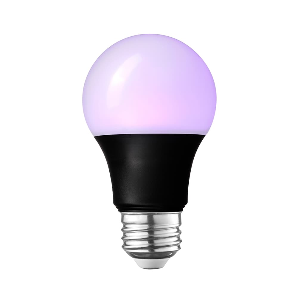 Ampoule DEL A19, 6 W lumière noire UV