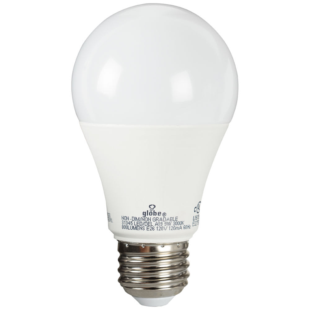 Ampoule DEL A19 blanc chaud 9 W