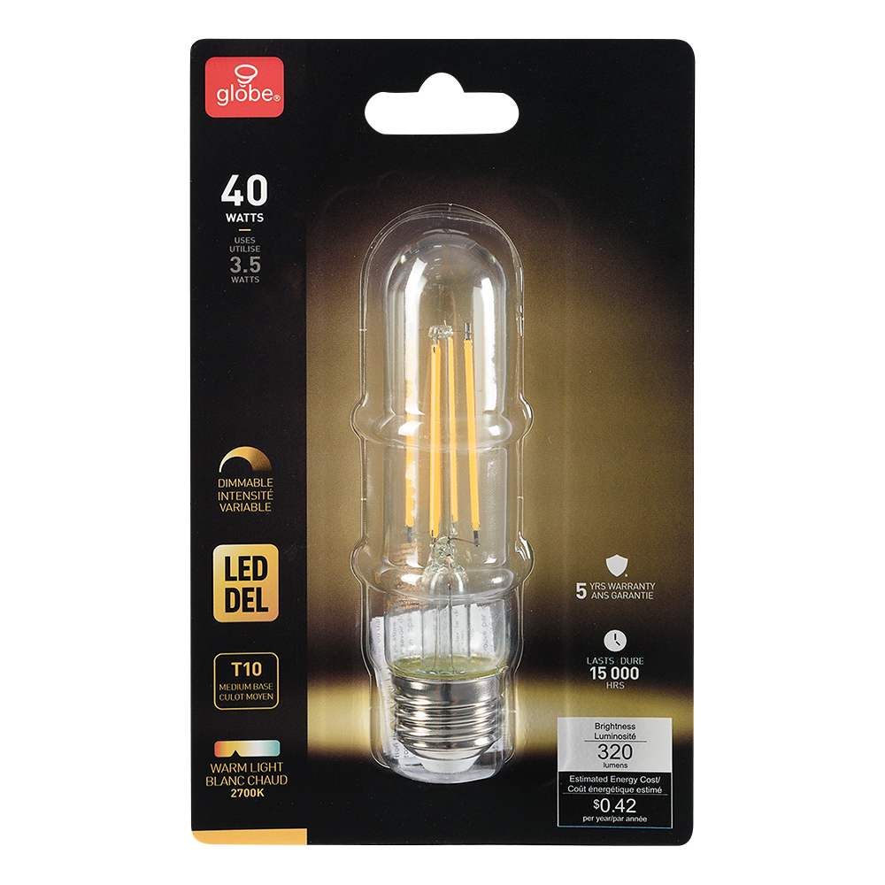 Vintage T10 LED Light Bulb 3.5 W