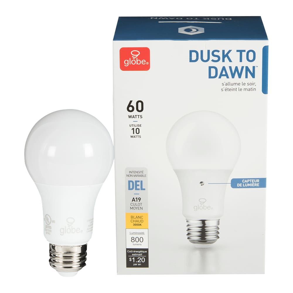 Ampoule DEL A19 blanc chaud 10 W