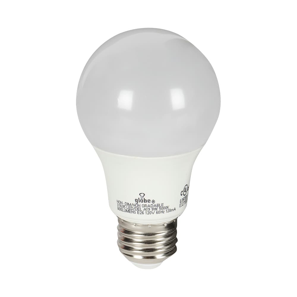 A19 Daylight LED Light Bulb 9 W