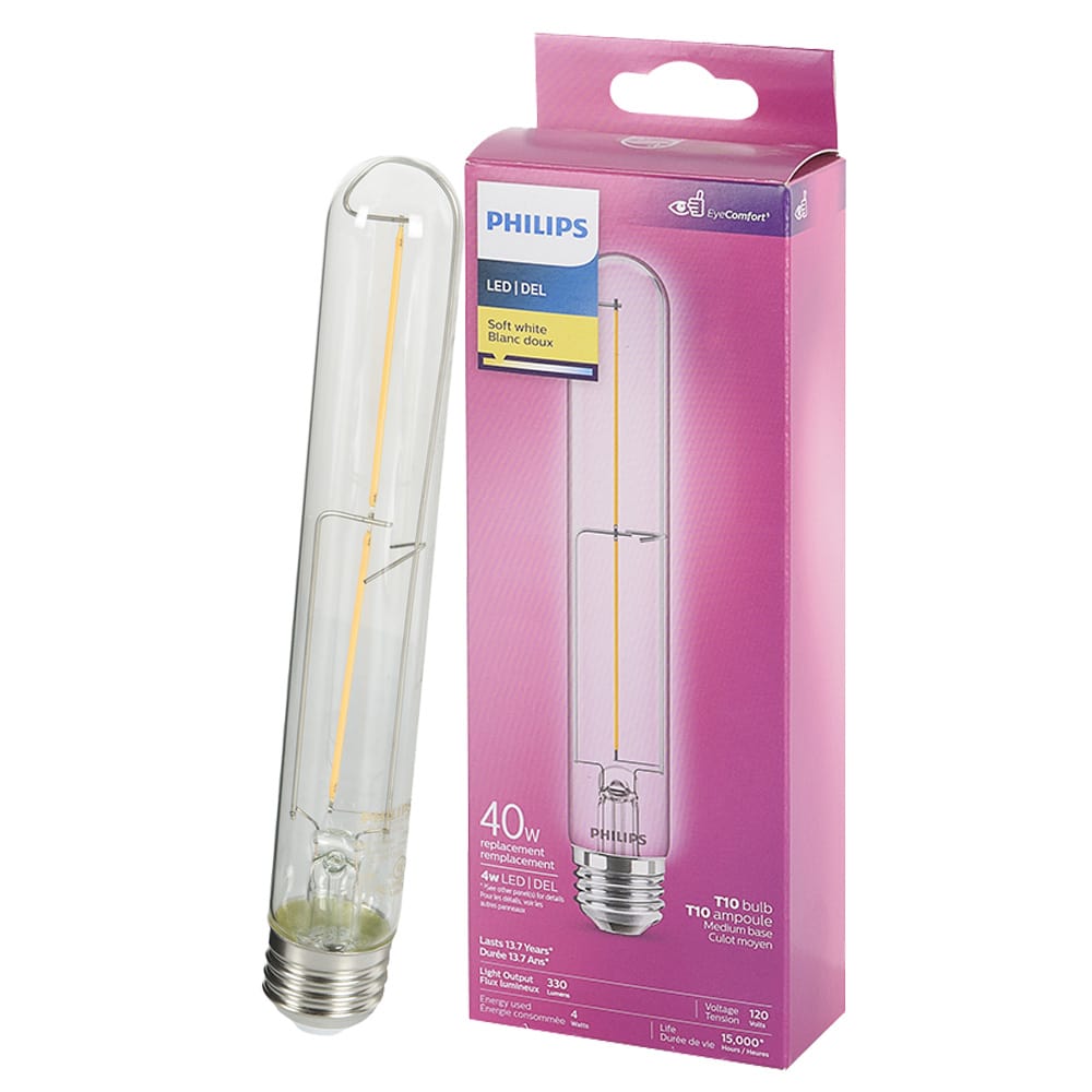 Ampoule DEL T10 blanc brillant 4 W