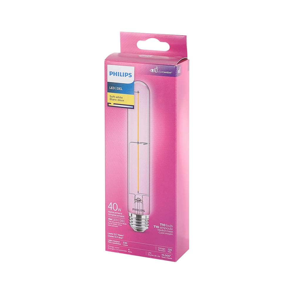 Ampoule DEL T10 blanc brillant 4 W