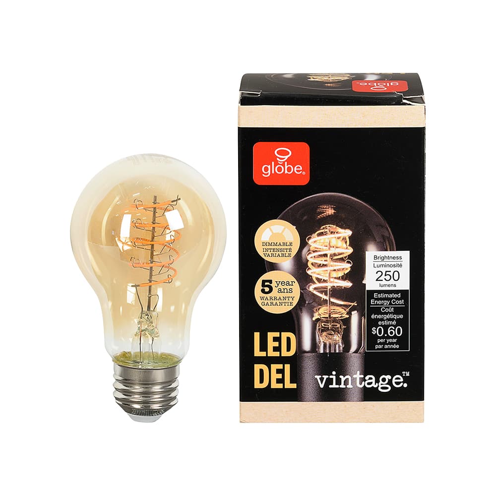 Ampoule DEL Vintage A19, 6,5 W