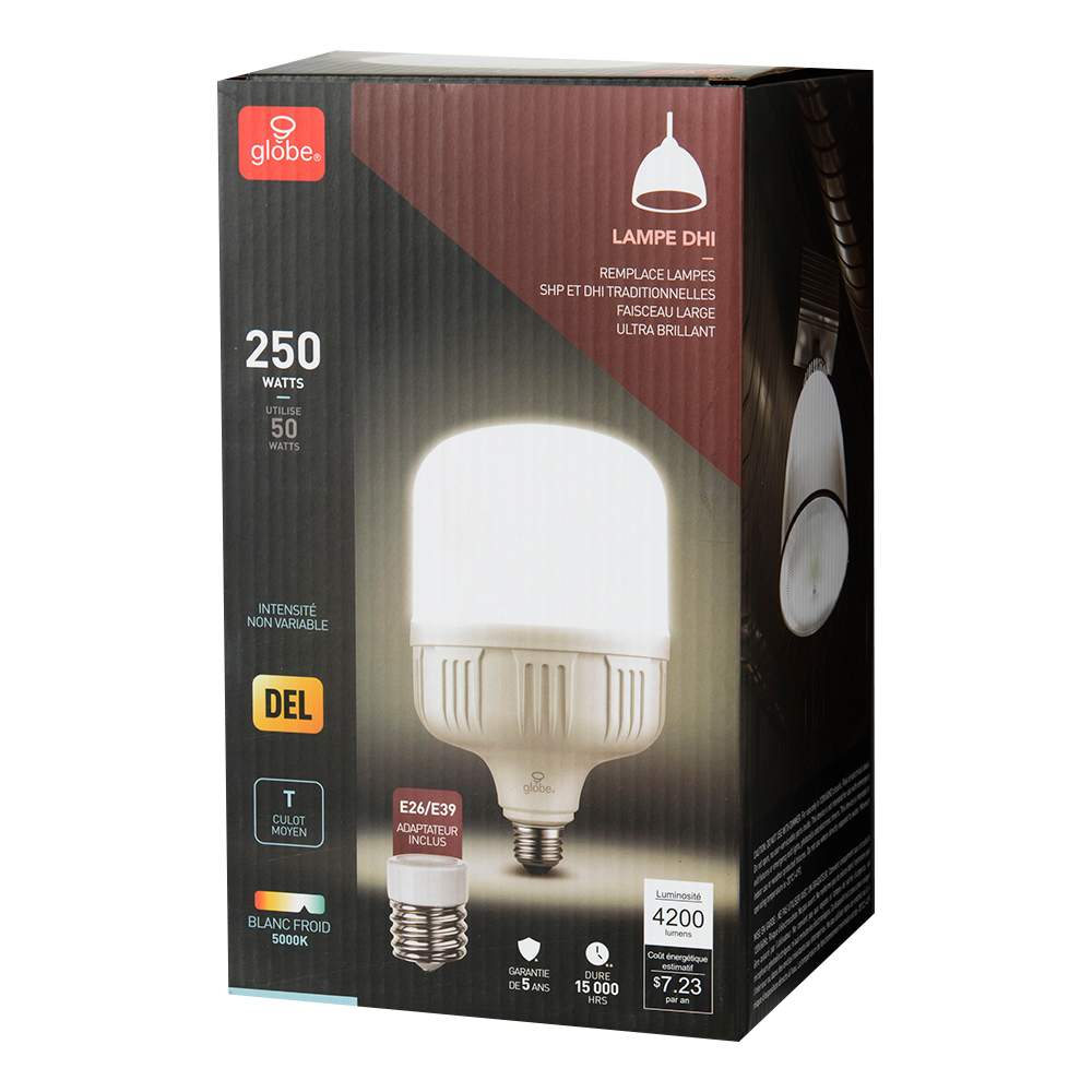 Ampoule DEL T140 blanc froid 50 W
