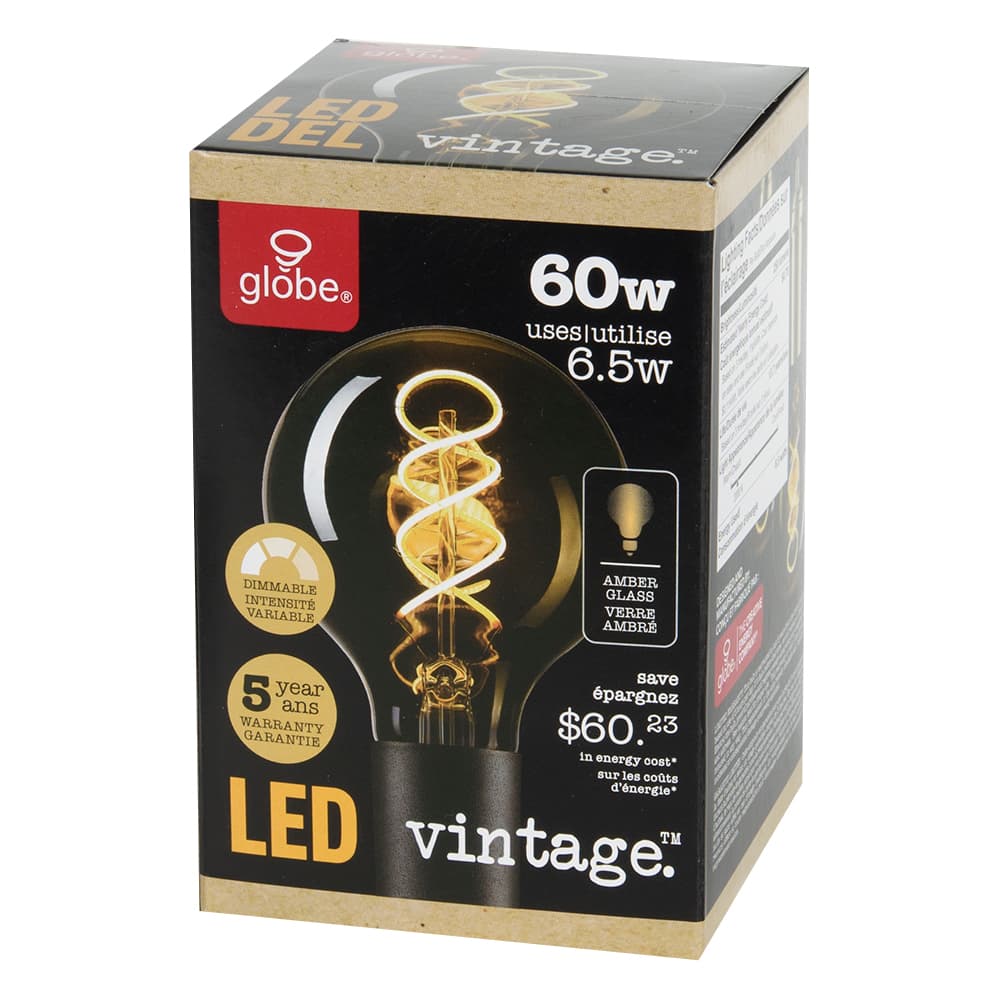G25 Vintage LED Light Bulb 6.5 W