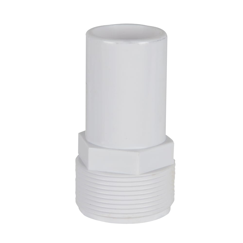 Adaptateur lisse pour la piscine 1&nbsp;1/2&nbsp;po