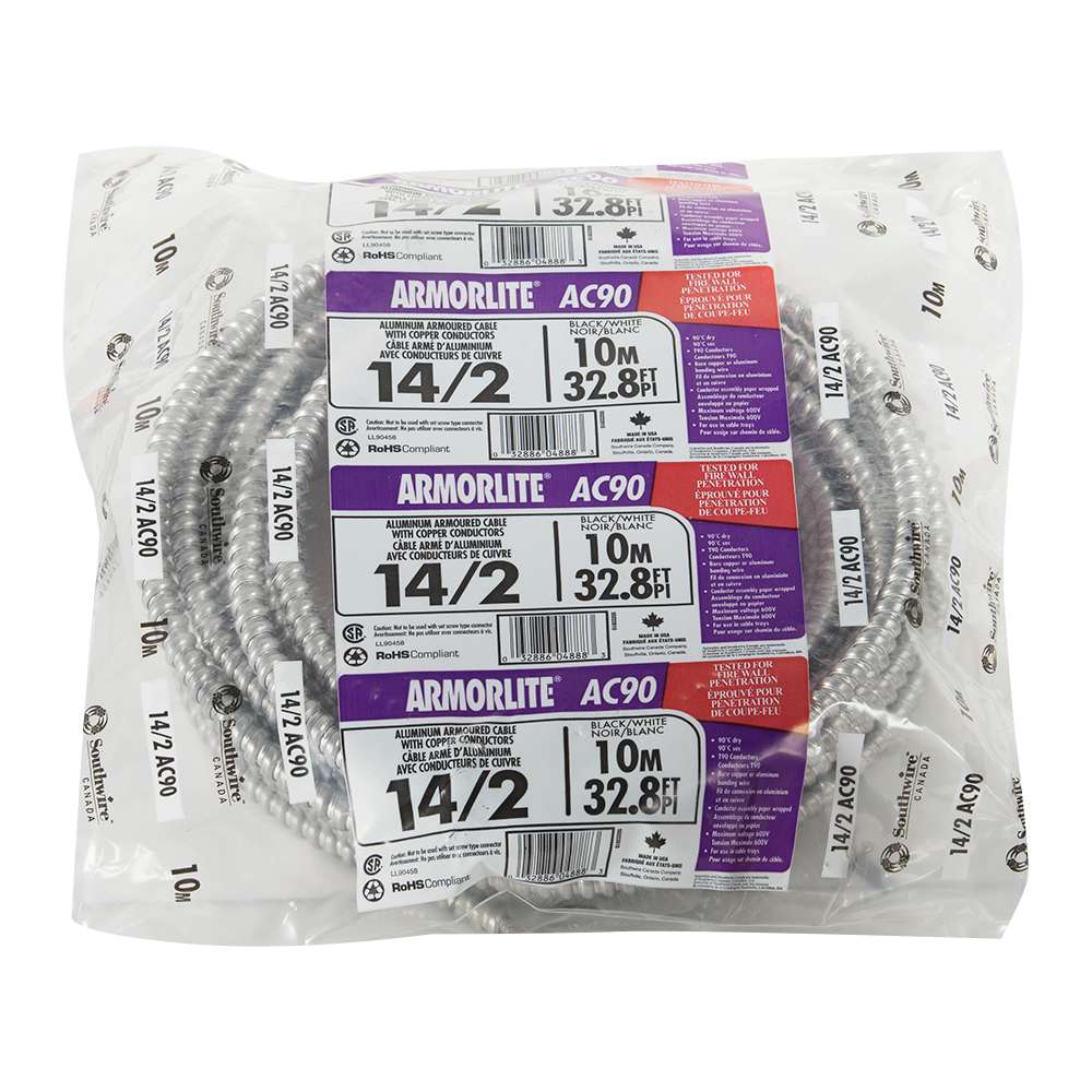 Fil électrique gainé BX 14/2, 10 m