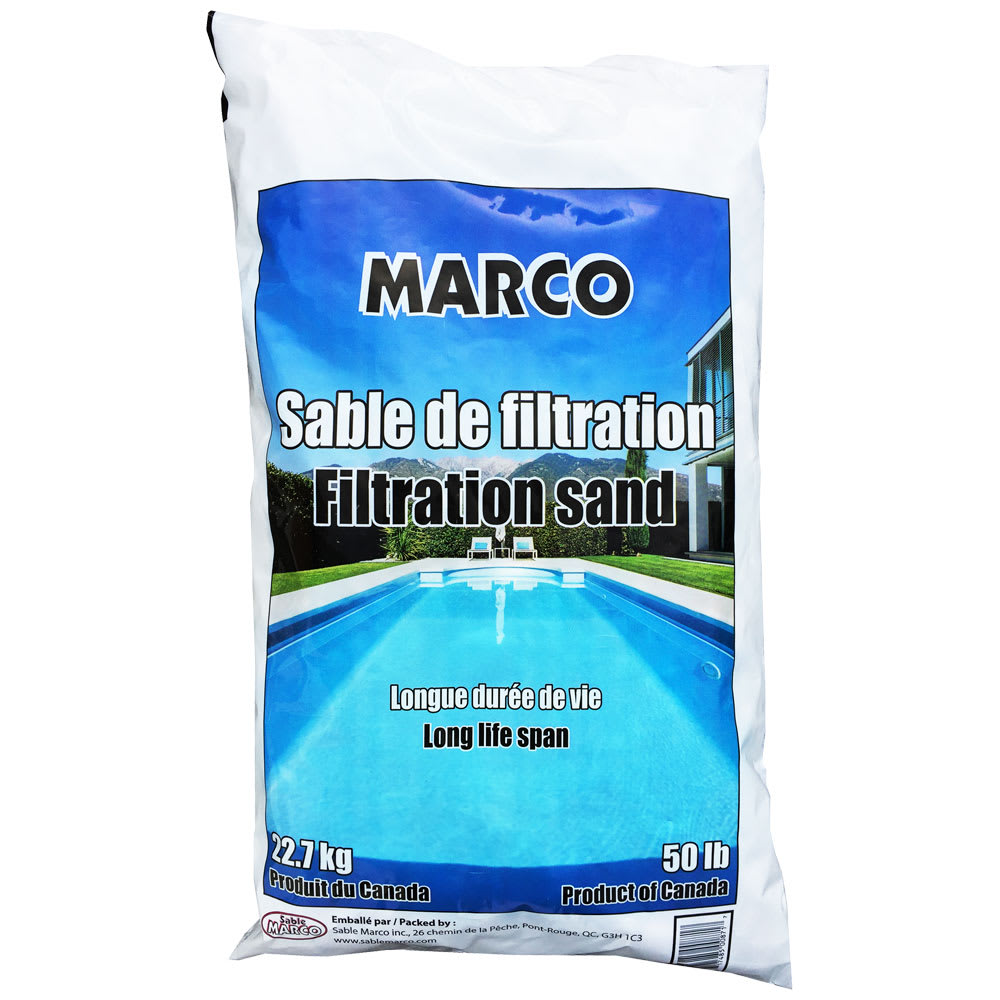 Sable de filtration pour piscine 22,7&nbsp;kg