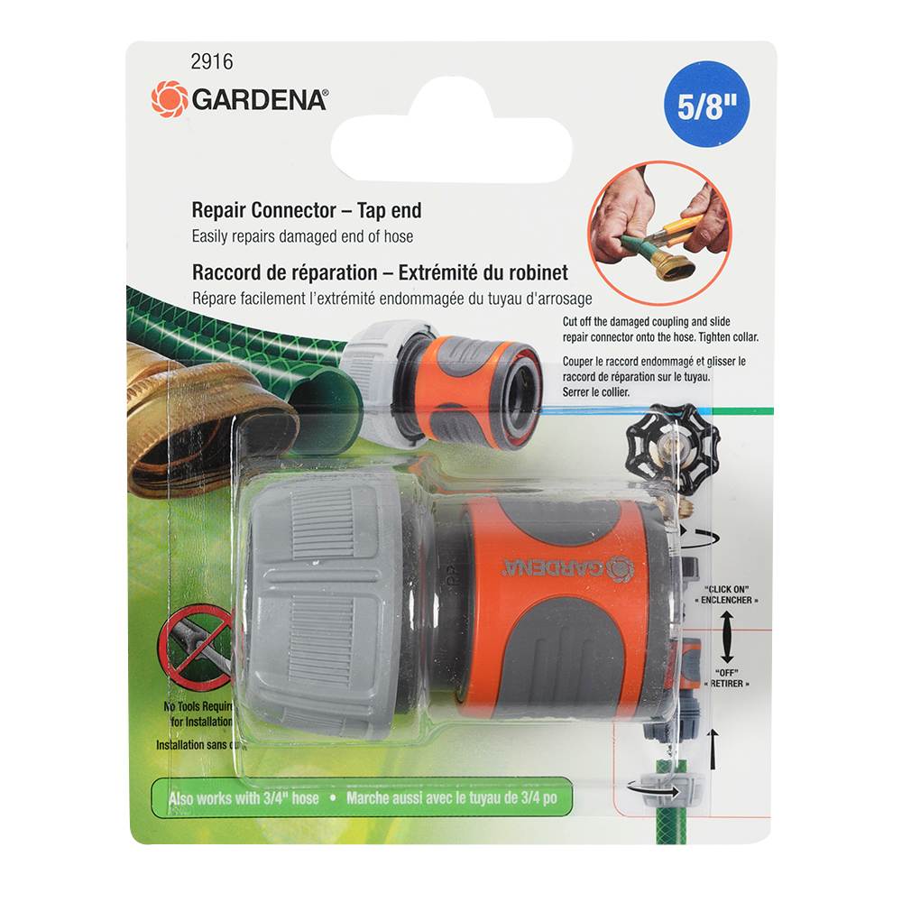 Raccord rapide de tuyau d'arrosage 5/8 po GARDENA