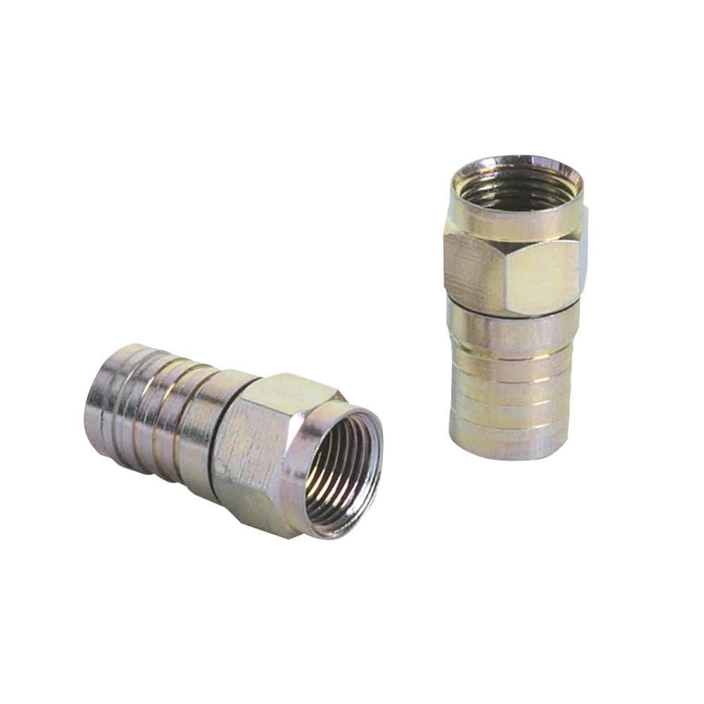 Connecteurs coaxiaux F à sertir étanches