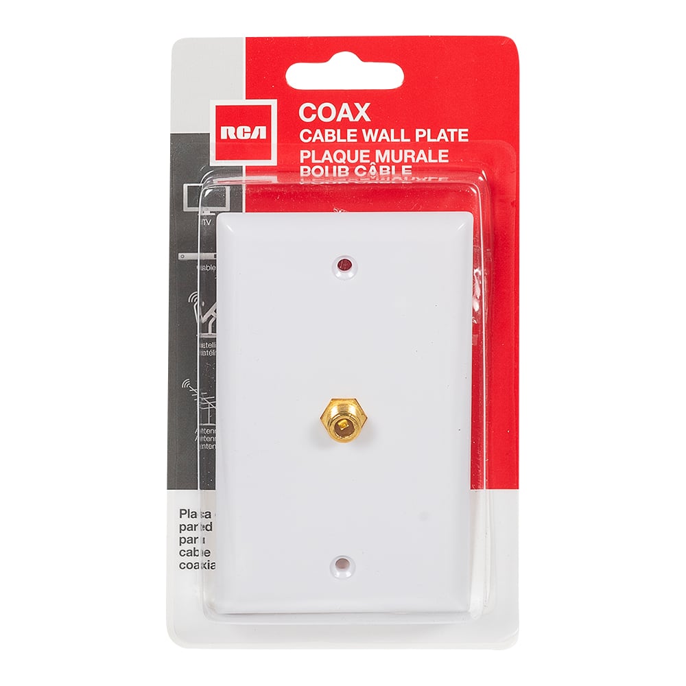 Coaxial Cable Wall Plate