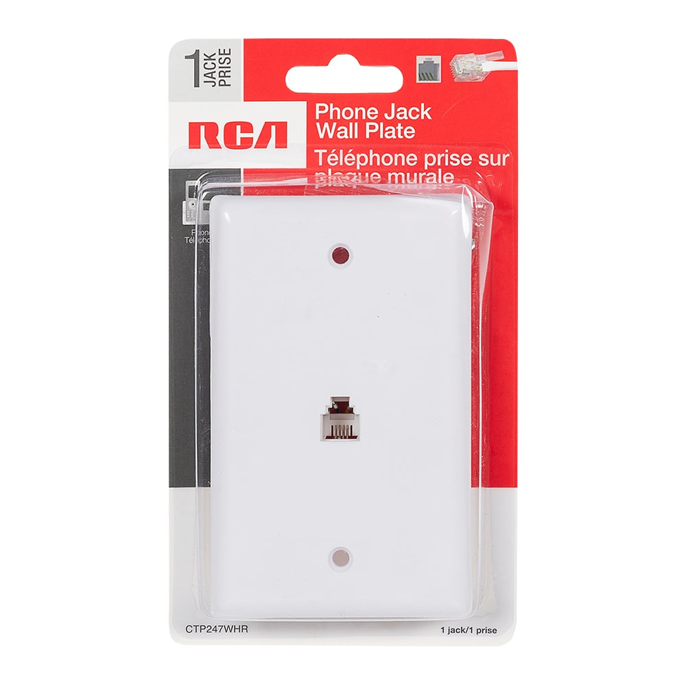 Plaque murale pour ligne téléphonique