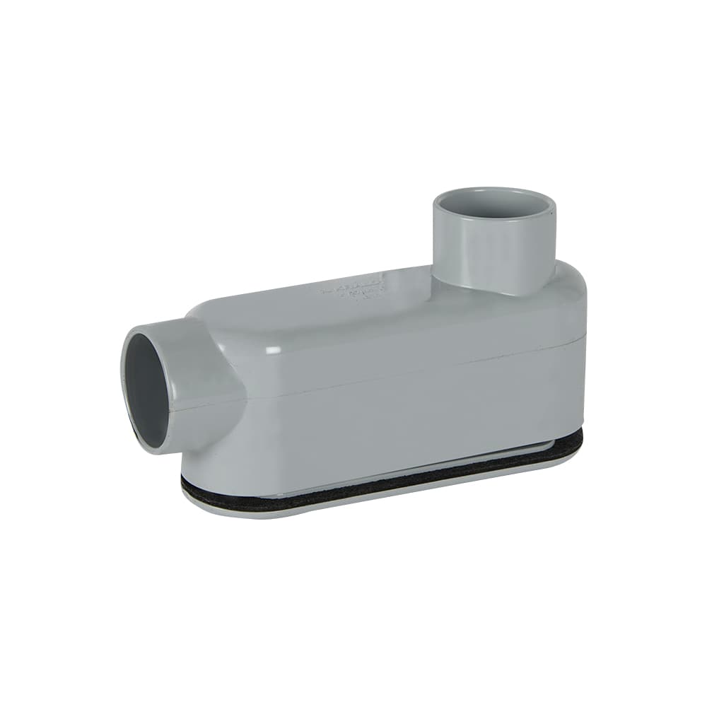 Raccord de déviation type LB pour conduit électrique en PVC 1 po