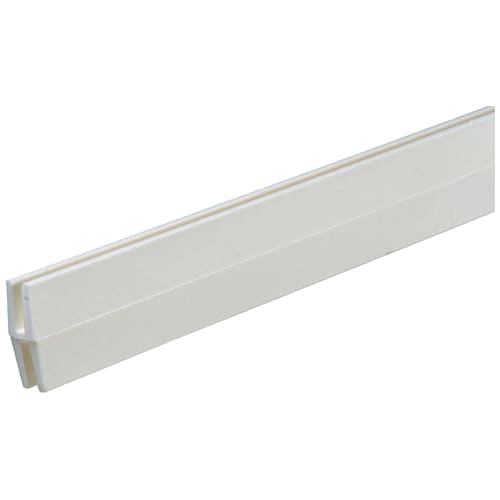 Moulure rainurée à treillis H blanche 8 pi