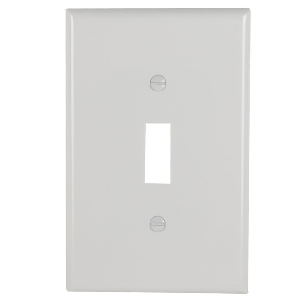 Plaque simple surdimensionnée pour interrupteur