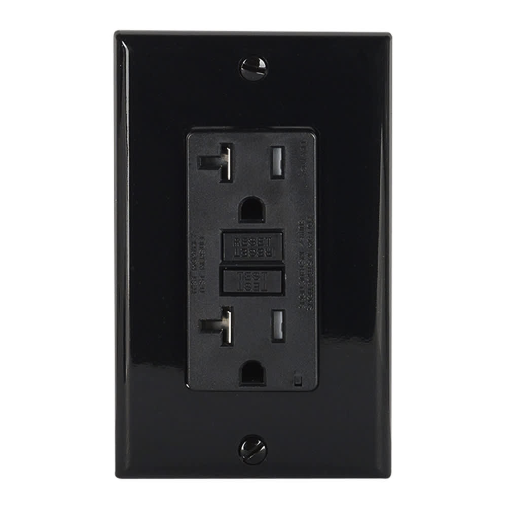 Secure GFCI Electrical Outlet 20 A Decora
