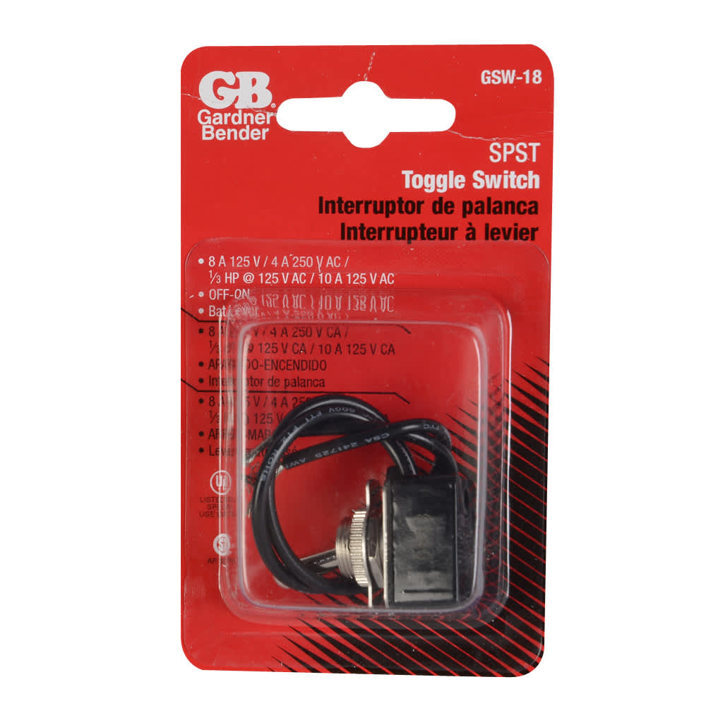 Interrupteur unipolaire à bascule 10 A