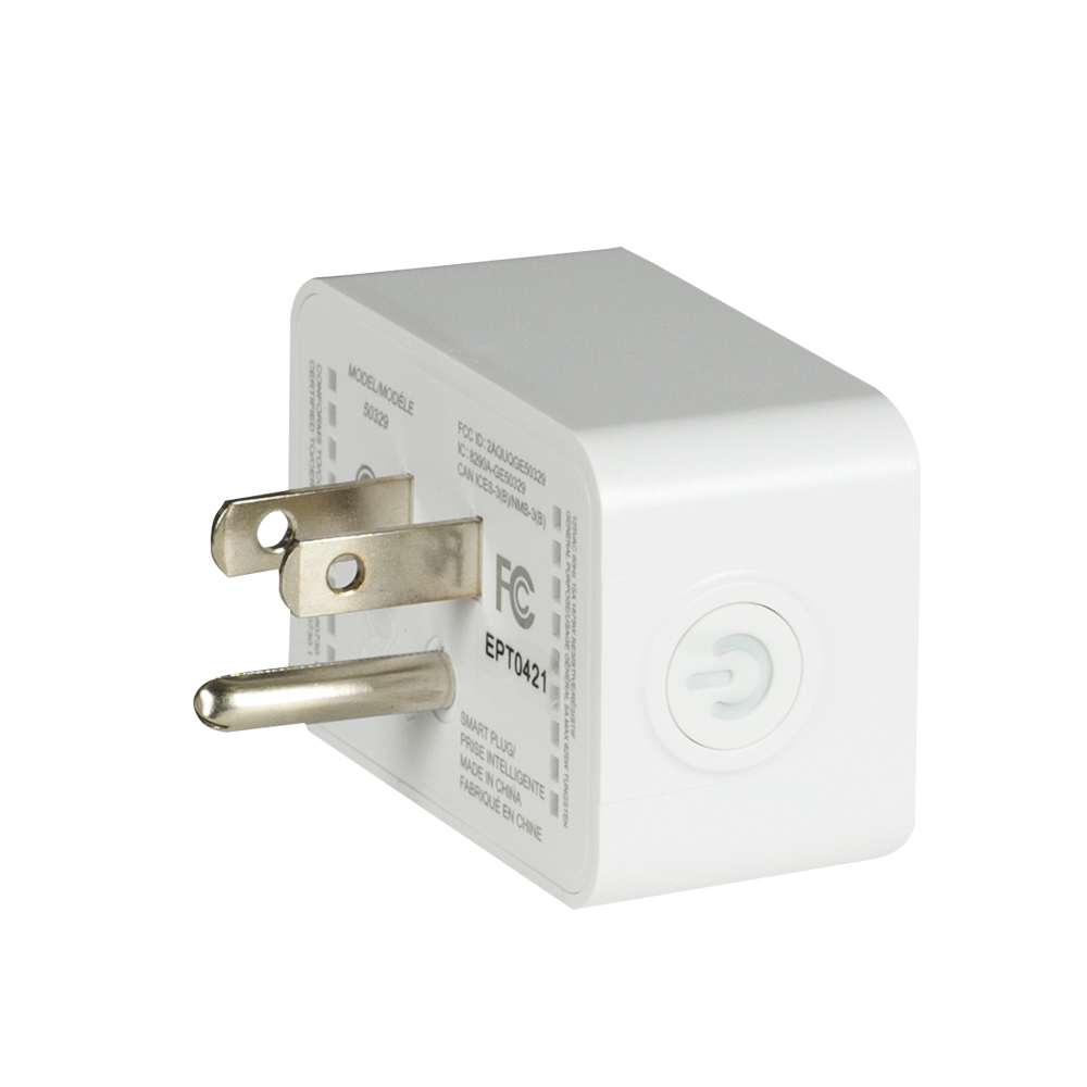 Prise intelligente blanche