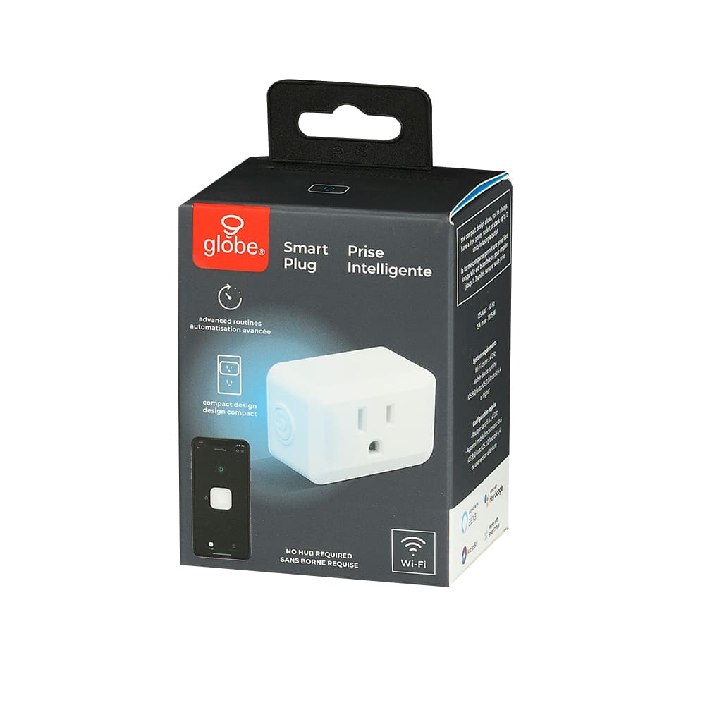 Prise intelligente blanche