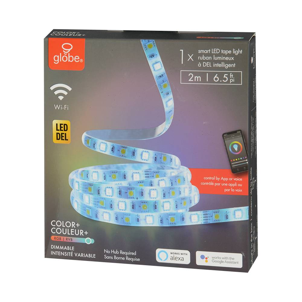 Ruban lumineux à DEL intelligent 6,5&nbsp;pi