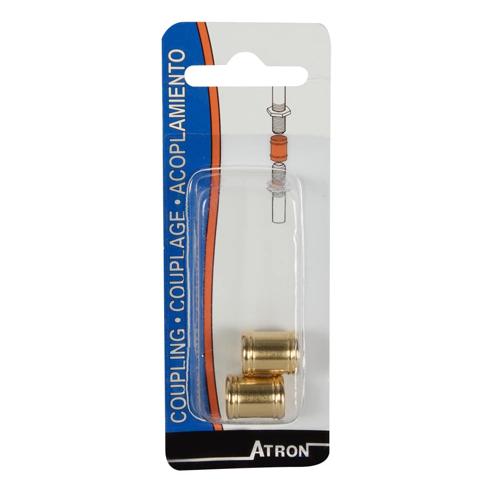 Brass Couplings Pkg/2